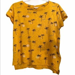 LUCKY BRAND palm tree tee
